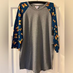BNWT Lularoe Randy shirt Butterflies